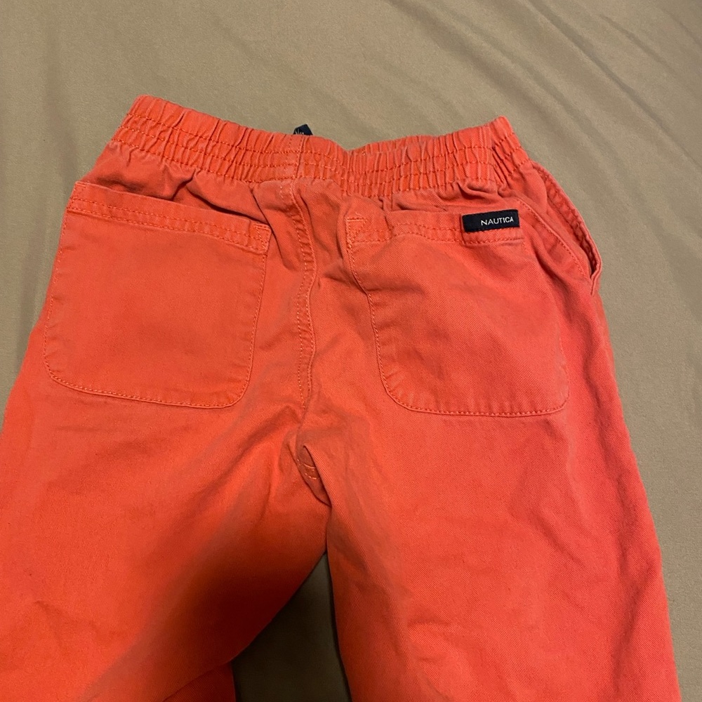 Nautica boys pink/teal shorts